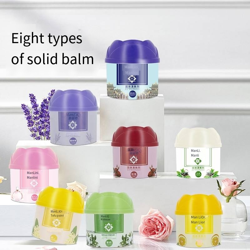 Wholesale solid deodorant lemon lavender air freshener car toilet home air freshener luxury flavor fragrance gels