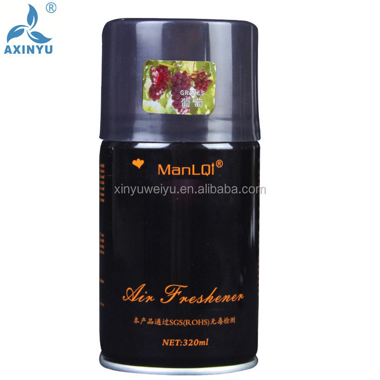 Air Freshener Refill Metered Aerosol Can With Fruit Flower Fragrance