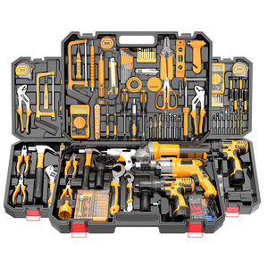 New Arrival Multifunctional Household & Vehicle Tools Craftsman Mechanic Cordless Power Drill Combo Kit Woodworking Tool Set