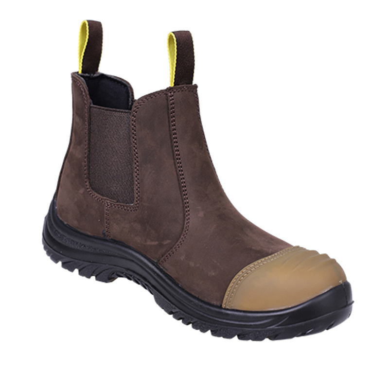 Steel toe safety boots for men's heavy-duty mining industrial construction work boots and shoes