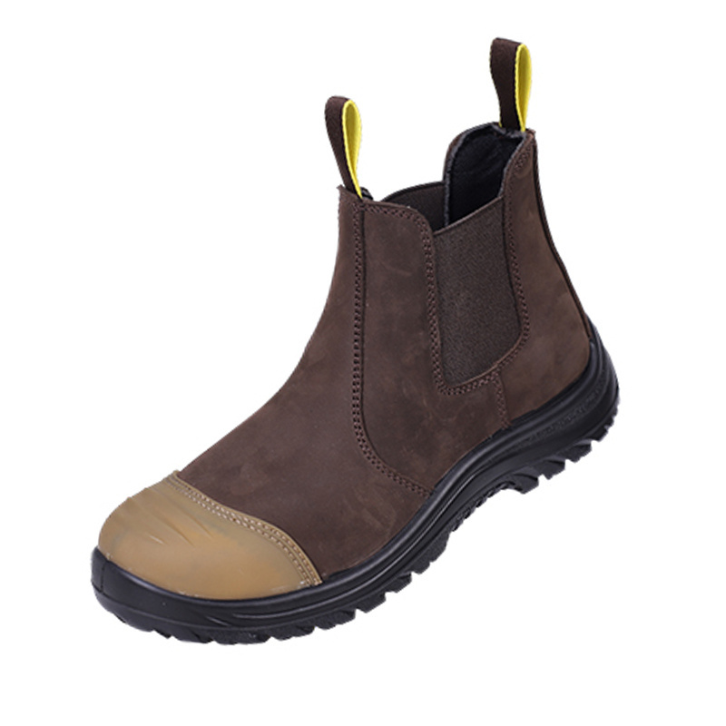 Steel toe safety boots for men's heavy-duty mining industrial construction work boots and shoes