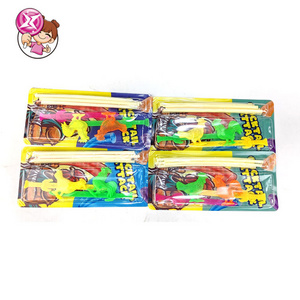 Factory wholesale hot selling candy Kids colorful toy Swords with chicks Fun fruit flavored candy Halal cc sticks