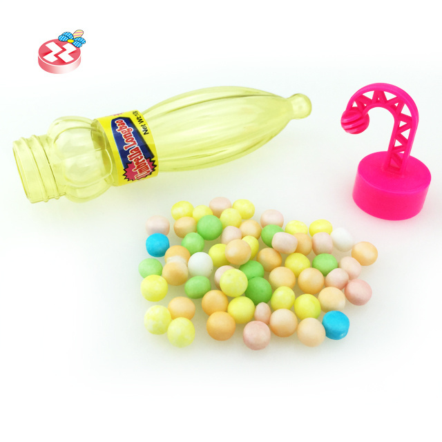 Factory wholesale hot selling candy New children's toys Color umbrella shape transparent bottle fruit flavor hard candy