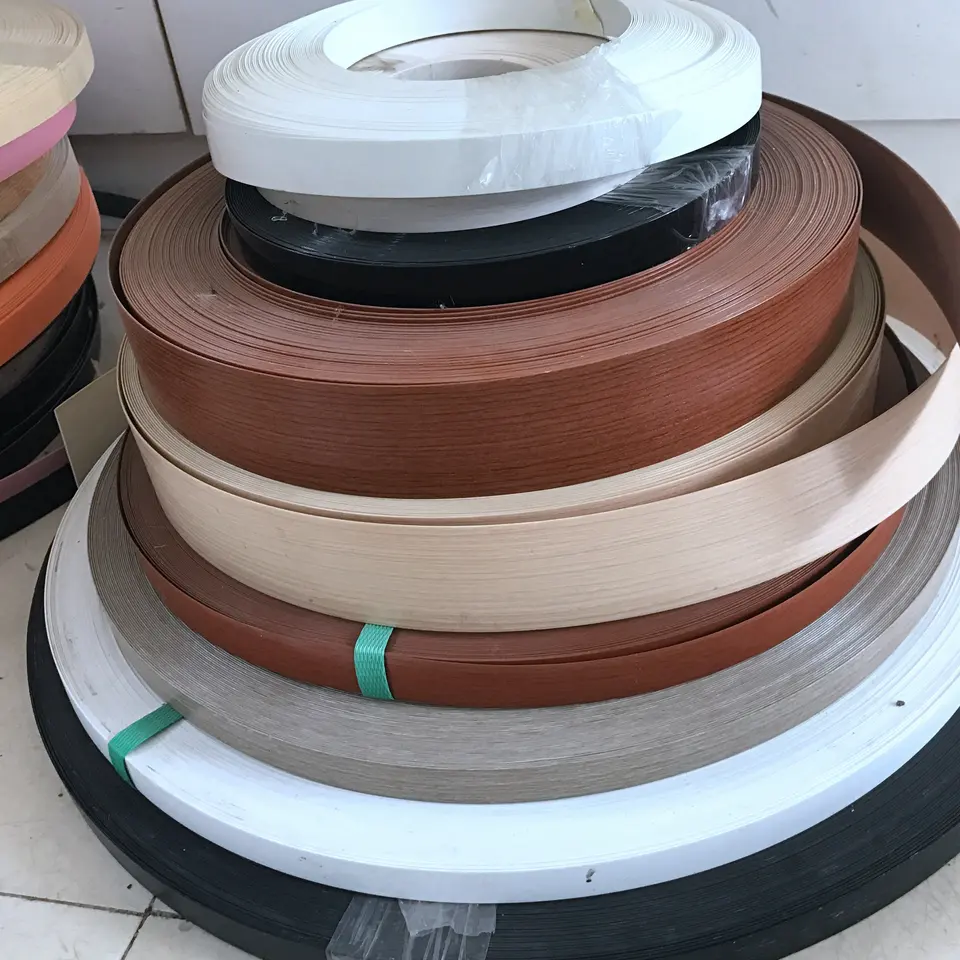 High Quality Decorative Strip PVC Edge Banding Plastic Shelf Edge Trim