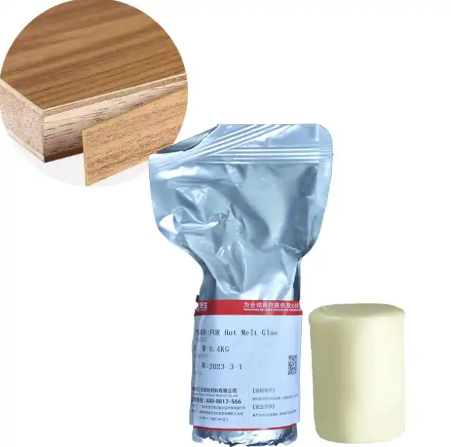 High temperature resistant PUR hot melt adhesive for wood glue furniture splicing laminate edge sealing glue PUR polyurethane