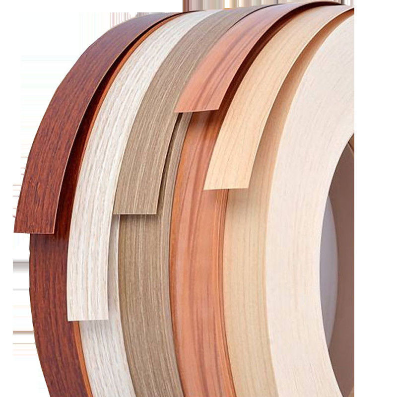 high quality furniture woodgrain and solid color PVC/ABS/Acrylic/3D/Melamine edge banding tape