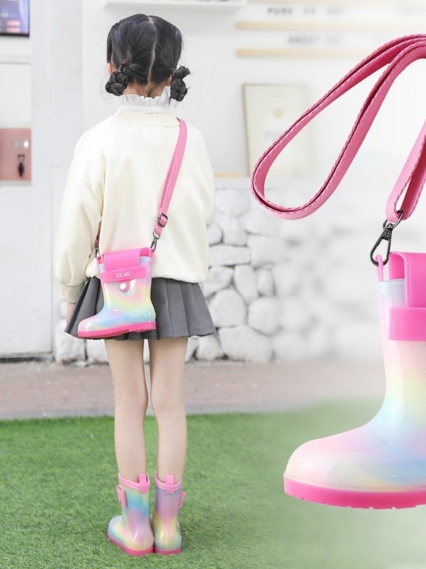 Rain boots mobile phone bag new cute bucket bag word mother-daughter creative female bag