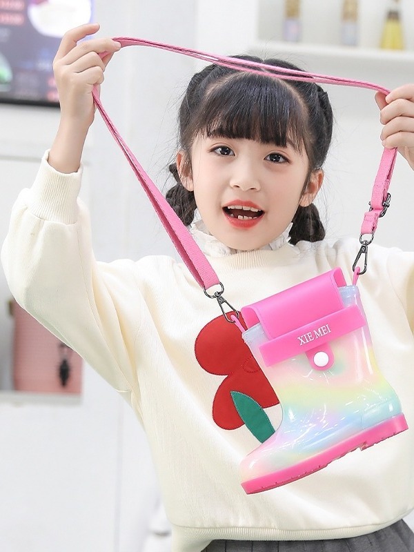 Rain boots mobile phone bag new cute bucket bag word mother-daughter creative female bag