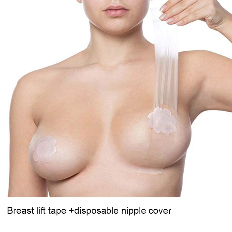 Transparent invisible Push Up boob tape &waterproof boob tape  for big size boob