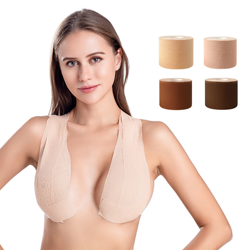 Boob Tape Nude DIY Lift Boob Job Pushup Breast Body Bra Foot Waterproof Tape Cover