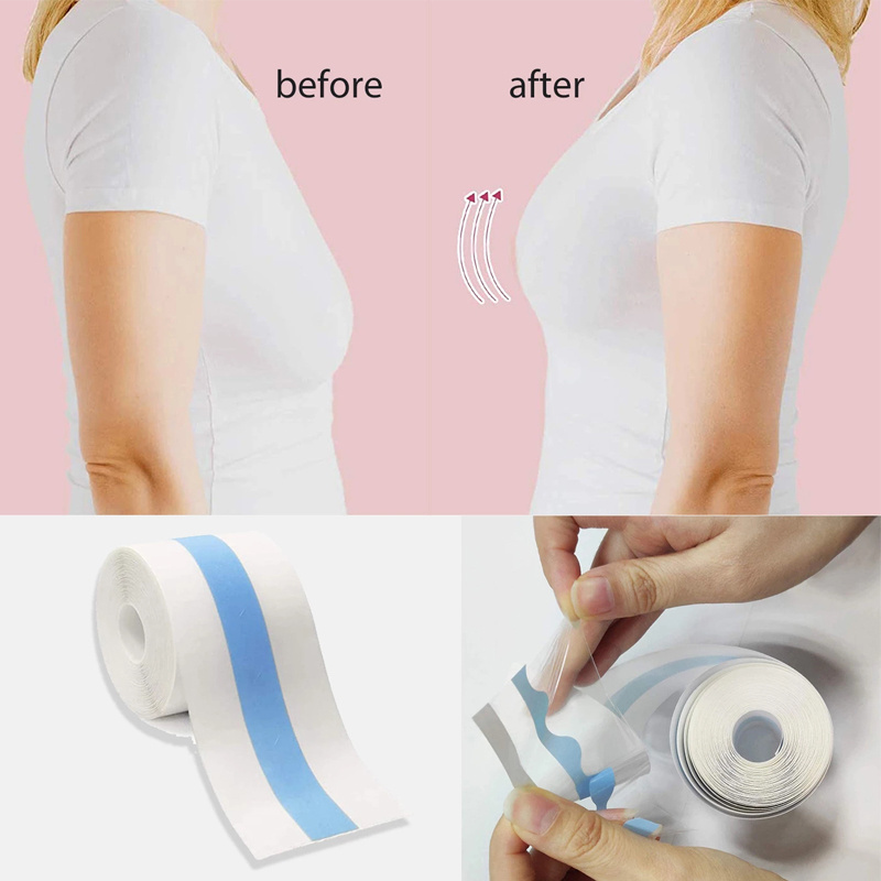 Transparent invisible Push Up boob tape &waterproof boob tape  for big size boob