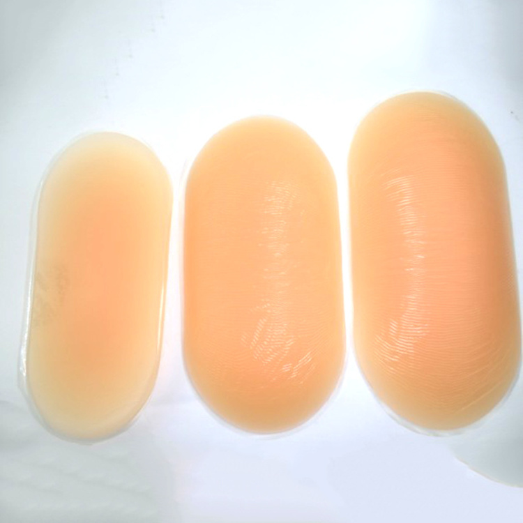 Silicon gel artificial adhesive buttock hip up lift pads enhancer