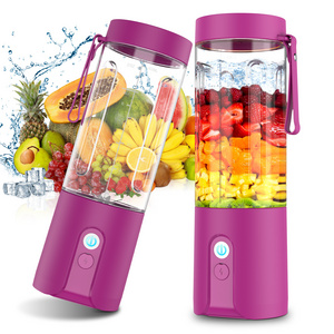 Custom Usb Personal Mini Juicer  Cup Portable Juicer Blender for  Travel Water Bottles Six  Blades Mini Home USB Juicer Cup