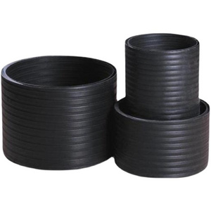 Large DN600 black pe hd 10 foot diameter plastic drain hdpe pipe prices 12 inch plastic corrugated culvert pipe 18 inch manufact