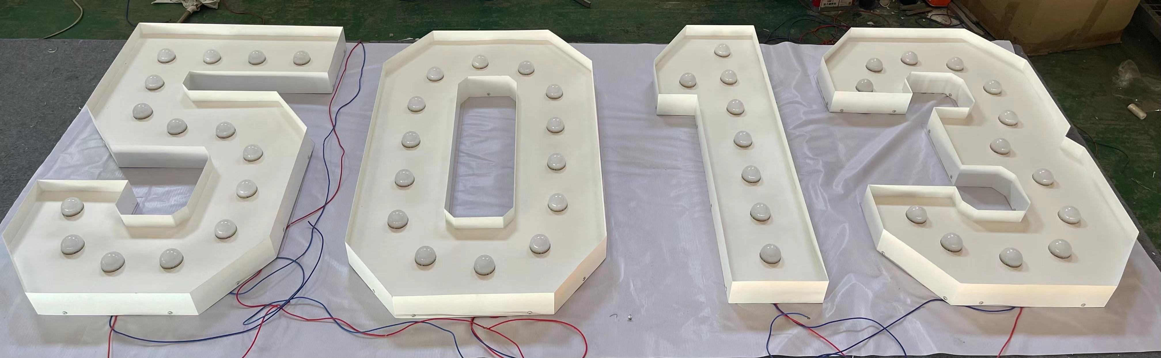 Super Bright Outdoor Waterproof Metal Acrylic Marquee Led Letters Large Alphabet Letters /signs