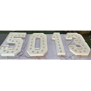 Super Bright Outdoor Waterproof Metal Acrylic Marquee Led Letters Large Alphabet Letters /signs