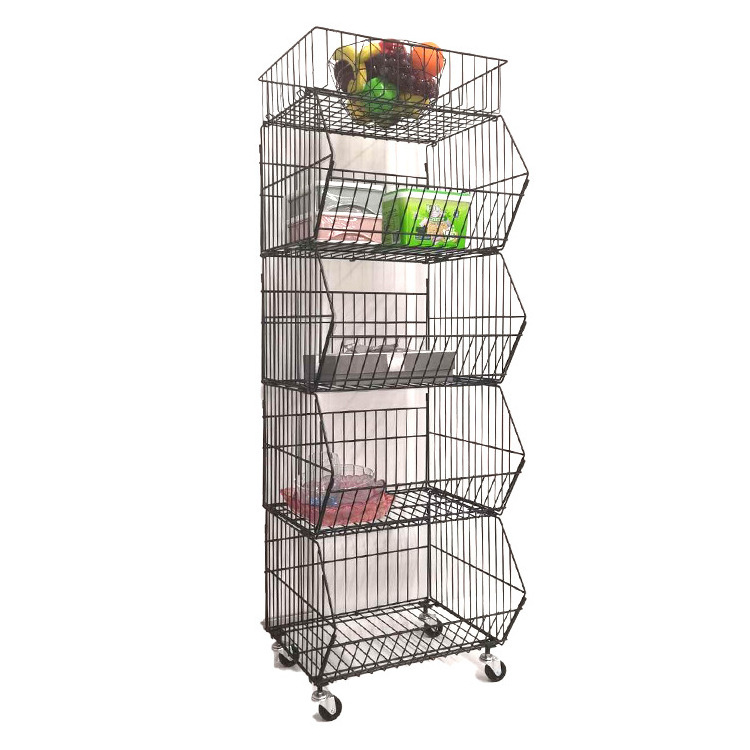 Installation-Free Mobile Kitchen Shelf Kitchen Floor Shelf Bedroom Living Room Trolley Rack