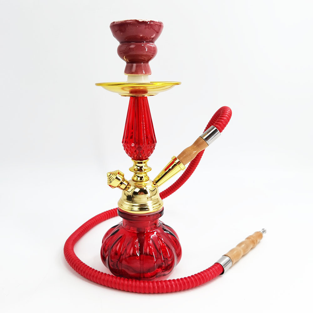 2023 New design Wholesale Portable Iron Arab mini hookah with complete set acrylic hookah accessories