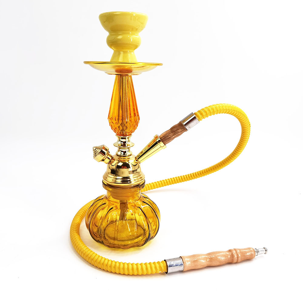 2023 New design Wholesale Portable Iron Arab mini hookah with complete set acrylic hookah accessories