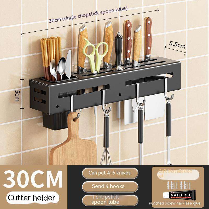 Kitchen Organizer Drainer Storage Spice Rack 3 Tier Dish Drying Rack With Knife Cutting Board Holder