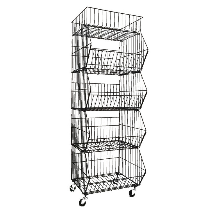 Installation-Free Mobile Kitchen Shelf Kitchen Floor Shelf Bedroom Living Room Trolley Rack