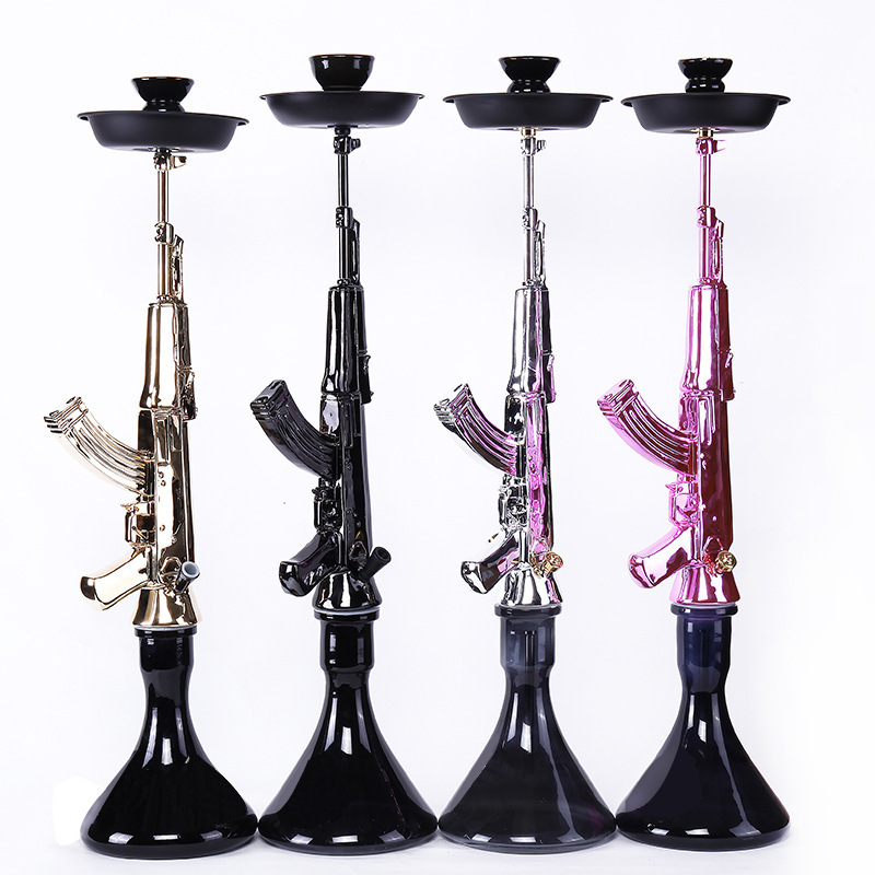 AK47 hookah set with accessories wholesale AK47 Arabic hookah set