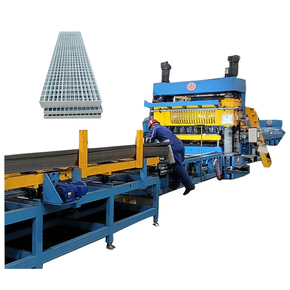 Automatic steel grating welding machine frequency  steel grating manufacturing machine