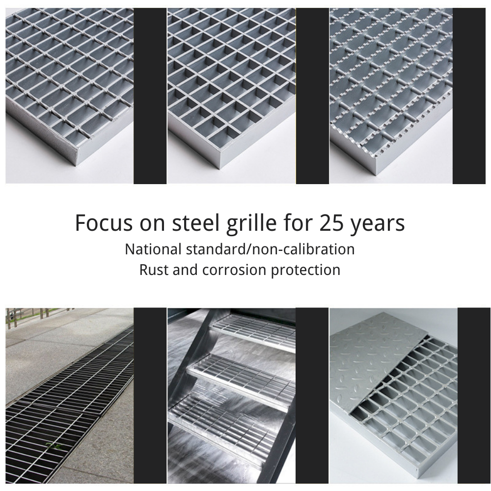 XINZHOU Hot dip HDG Heavy Duty Galvanised iron Bar Galvanized Steel Grating