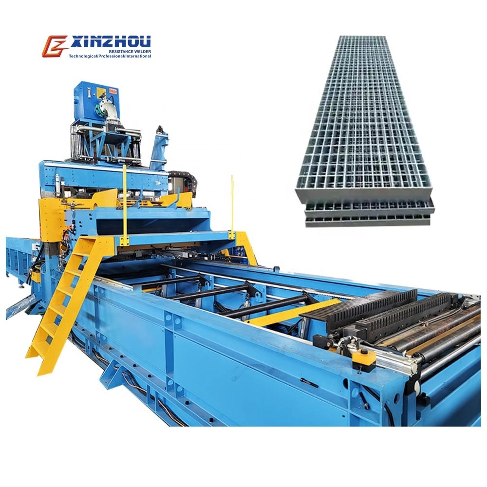 Automatic steel grating welding machine frequency  steel grating manufacturing machine