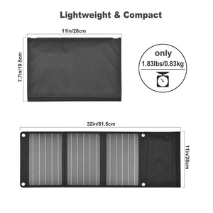 Portable solar panels 22W foldable solar panels Outdoor Hiking Camping Emergency Solar System Module Charger Home solar panels