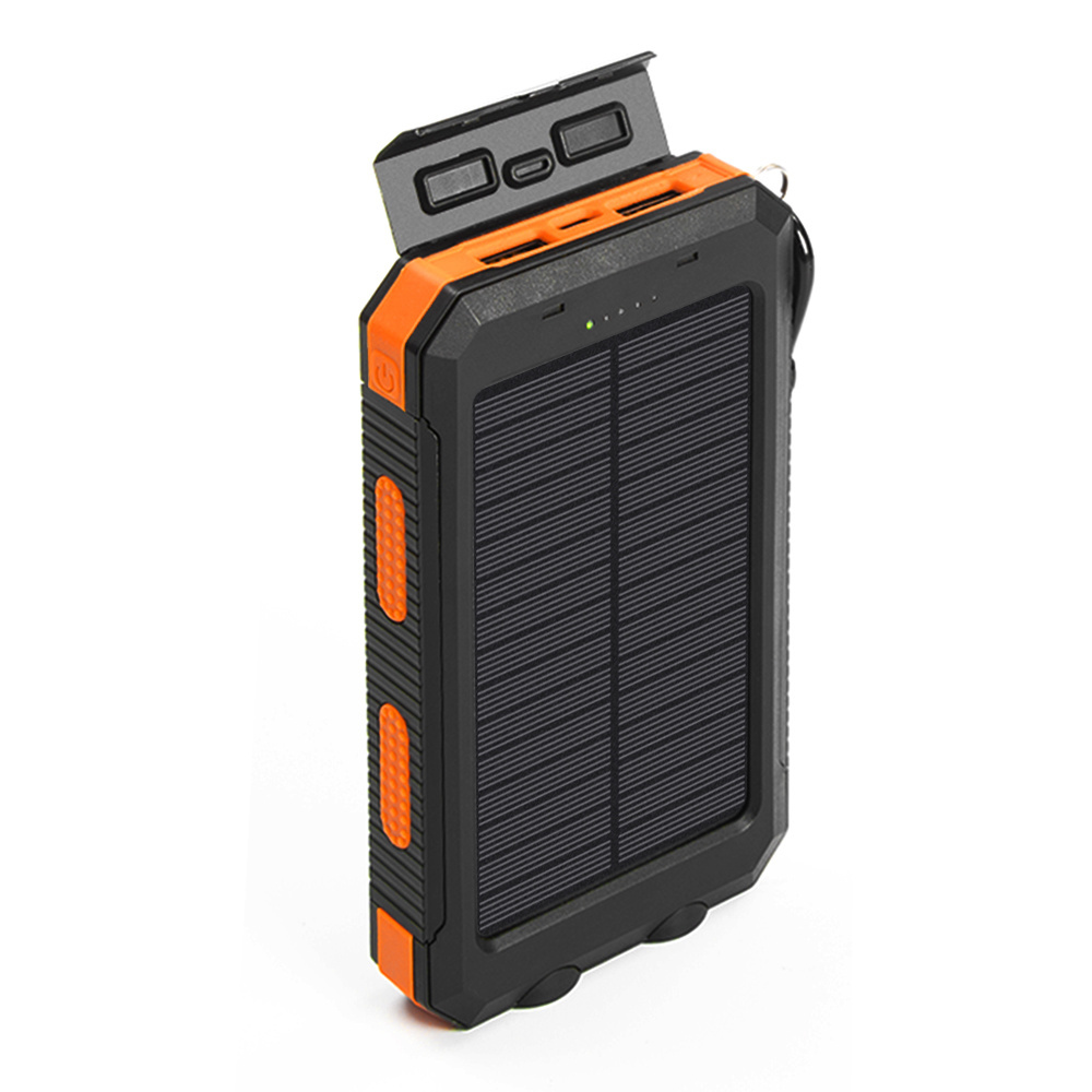 new product ideas 2024 Built-in compass charging bank Waterproof portable 20000mAh large capacity mobile phone solar power bank