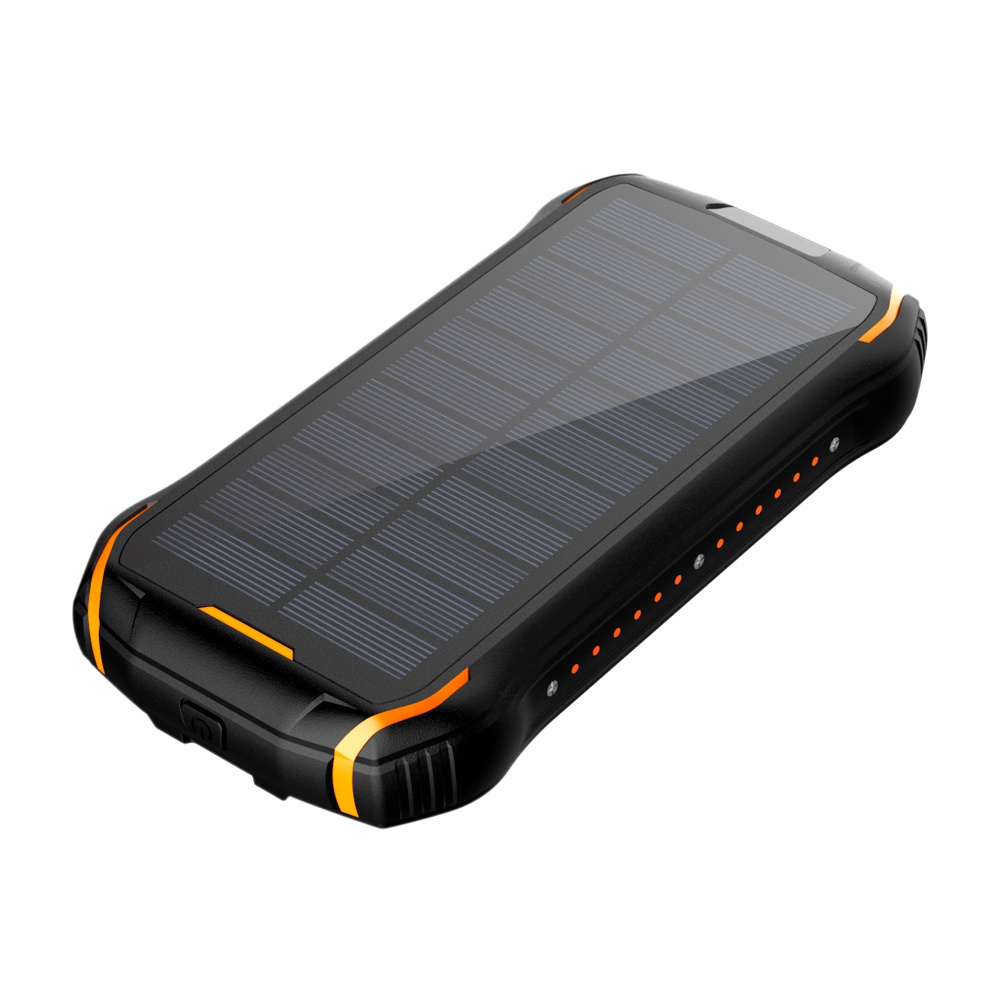 2024 unique design portable large capacity usb c solar panel waterproof 26800mAh solar charger power bank