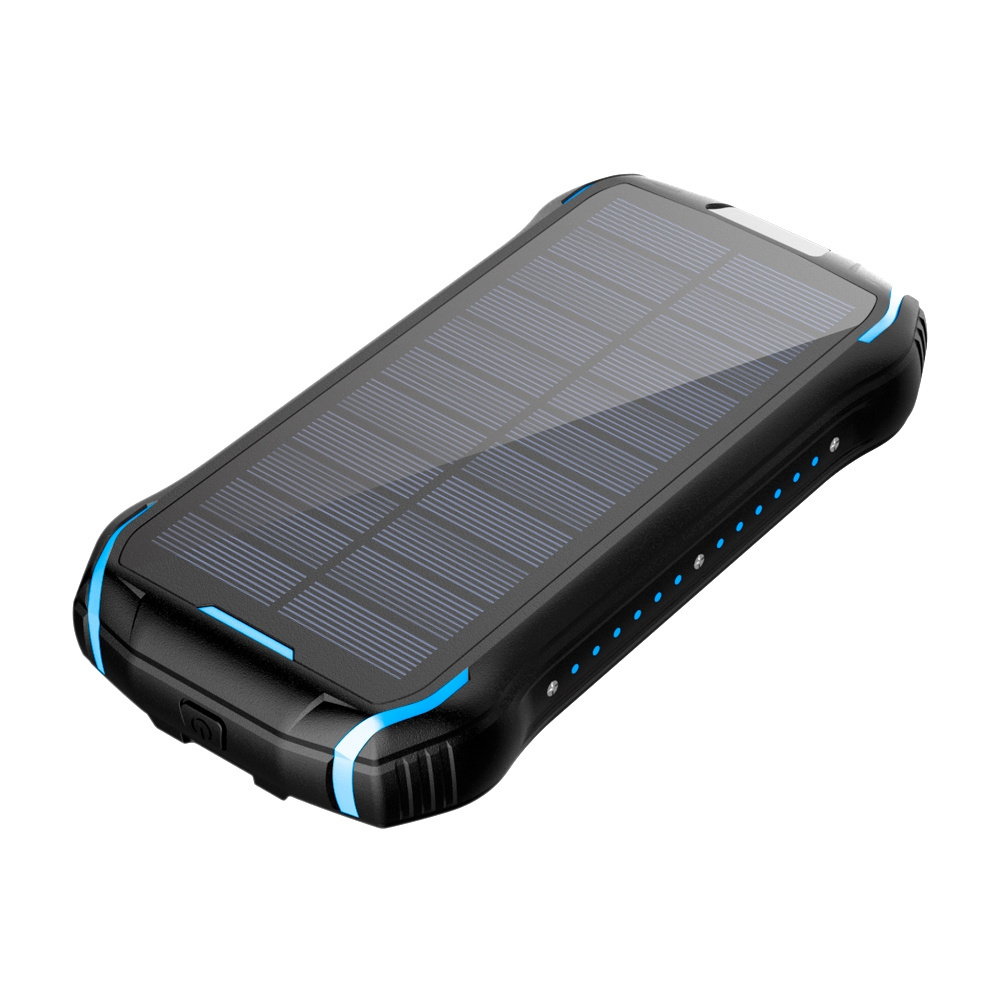 2024 Best solar charger Camping LED lights waterproof 26800mAh portable solar power bank