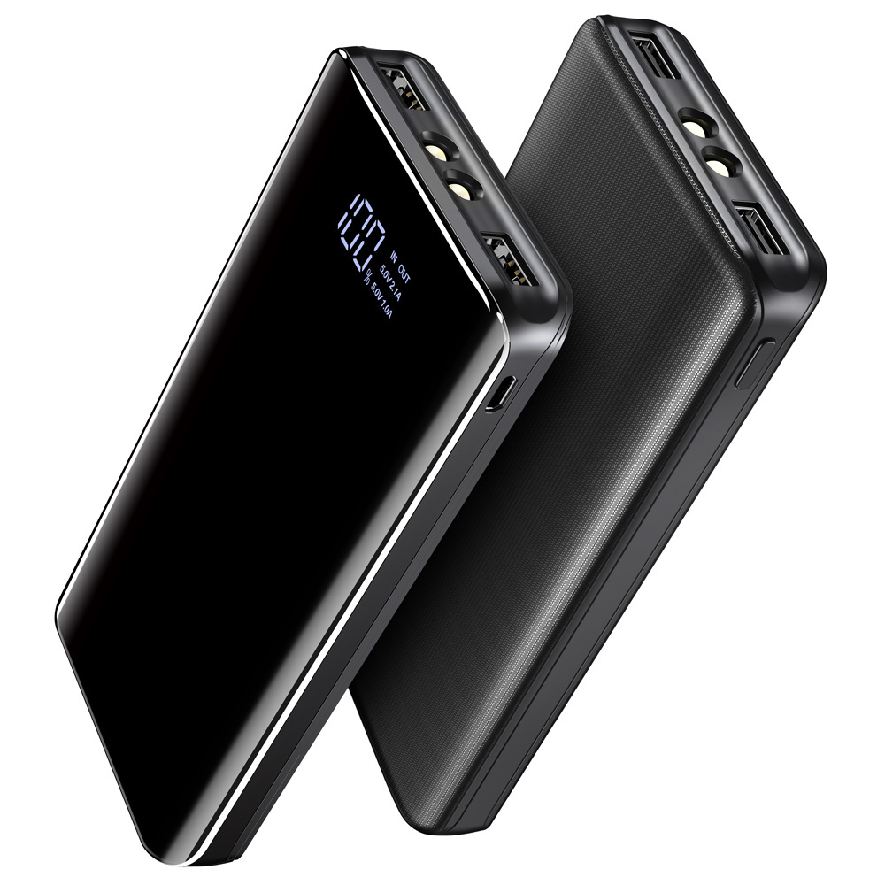 best selling products 2024 large capacity 20000mAh Portable Power Station Battery Pack Double USB Mirror Surface Power Bank