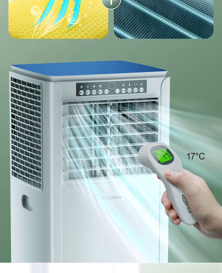 9000Btu Industrial Floor Standing Portable Cabinet Air Conditioner And Air Cooler 4 In 1 Smart Mobile Air Conditioner