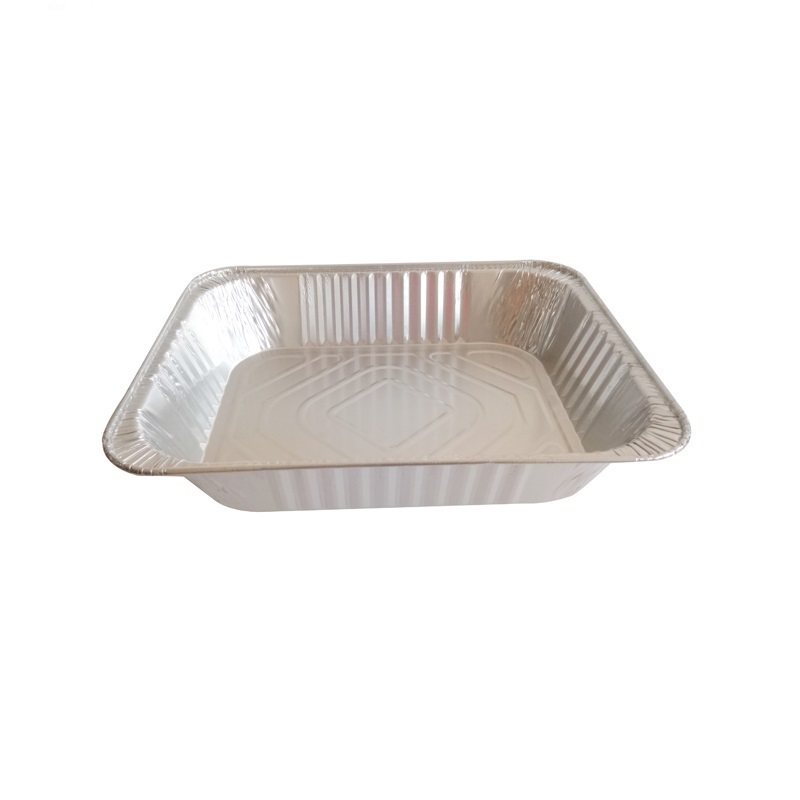 3003 Half Size Food Tray wholesale disposable aluminum foil pans tray