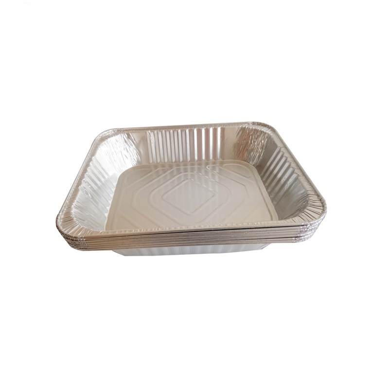 3003 Half Size Food Tray wholesale disposable aluminum foil pans tray