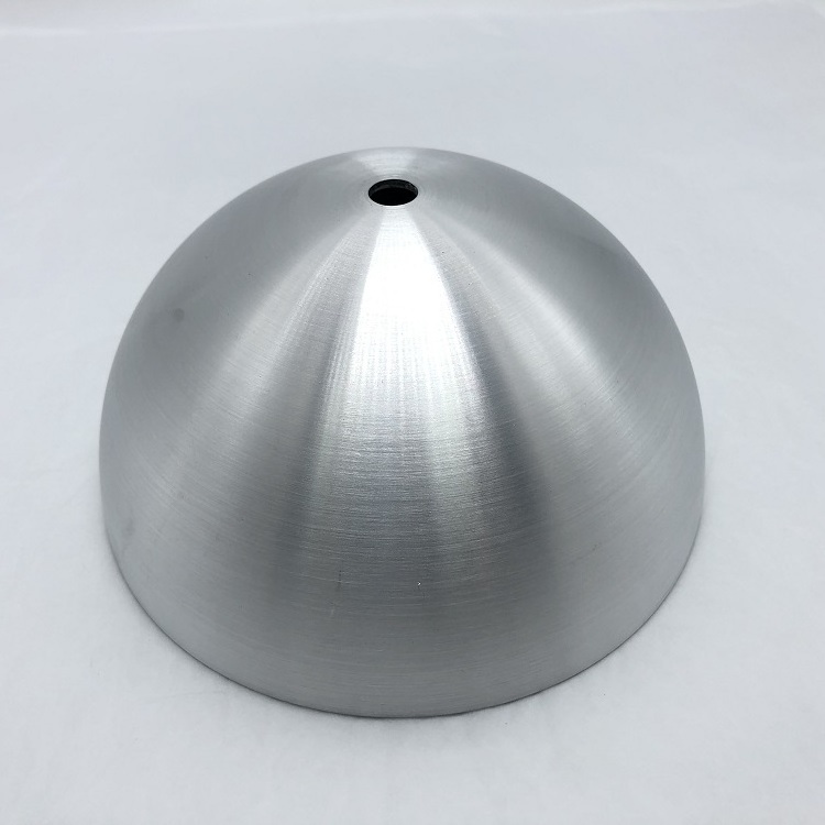 Light Cover OEM Fabrication Deep Drawn Parts Metal Spinning Spun Parts Aluminum Steel Cones Lighting Lampshade