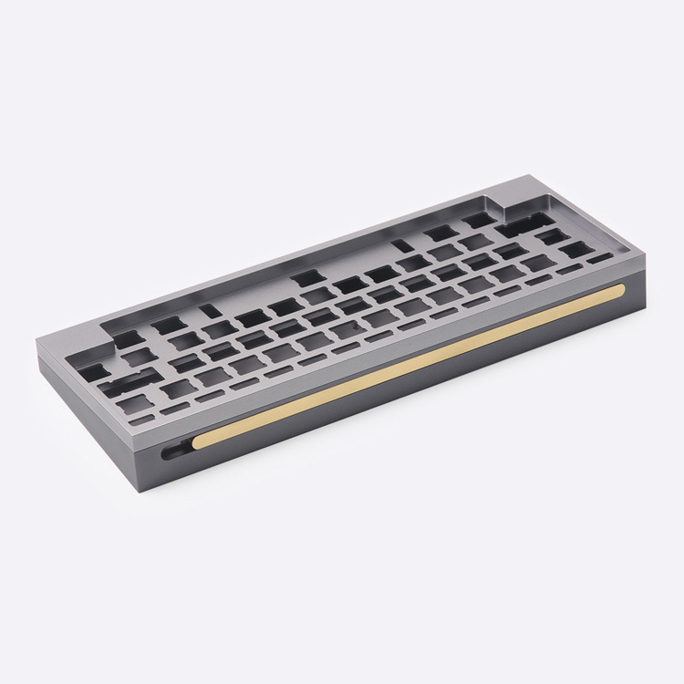 CNC Keyboard Prototype Anodizing Mechanical Aluminium Keyboard Case Best Price Keyboard by CNC Machining