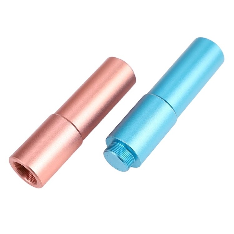 OEM CNC Machining Turning Parts Anodizing Aluminum Bright Small Flashlight Shell