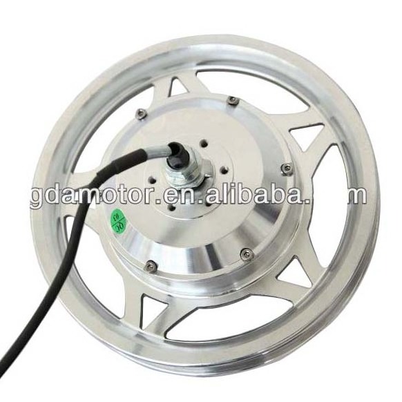 Xiongda 12'' 14'' Brushless Gearless Electric Bicycle Motor / E-bike Motor Rear Integrative Wheel Hub Motor