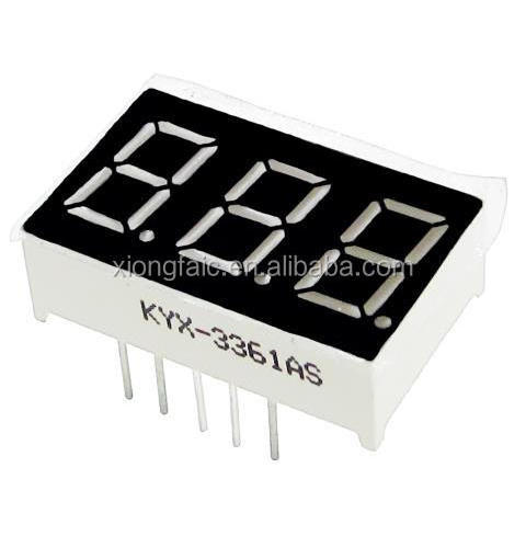 Digital Tube 7 Segment 3bit 3 bit Common Cathode 0.36