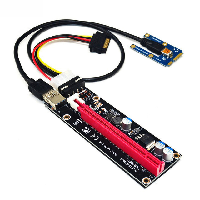 Mini PCIe to PCI express 16X Riser for Laptop External Graphics Card EXP GDC mPCIe to PCI-e slot Card