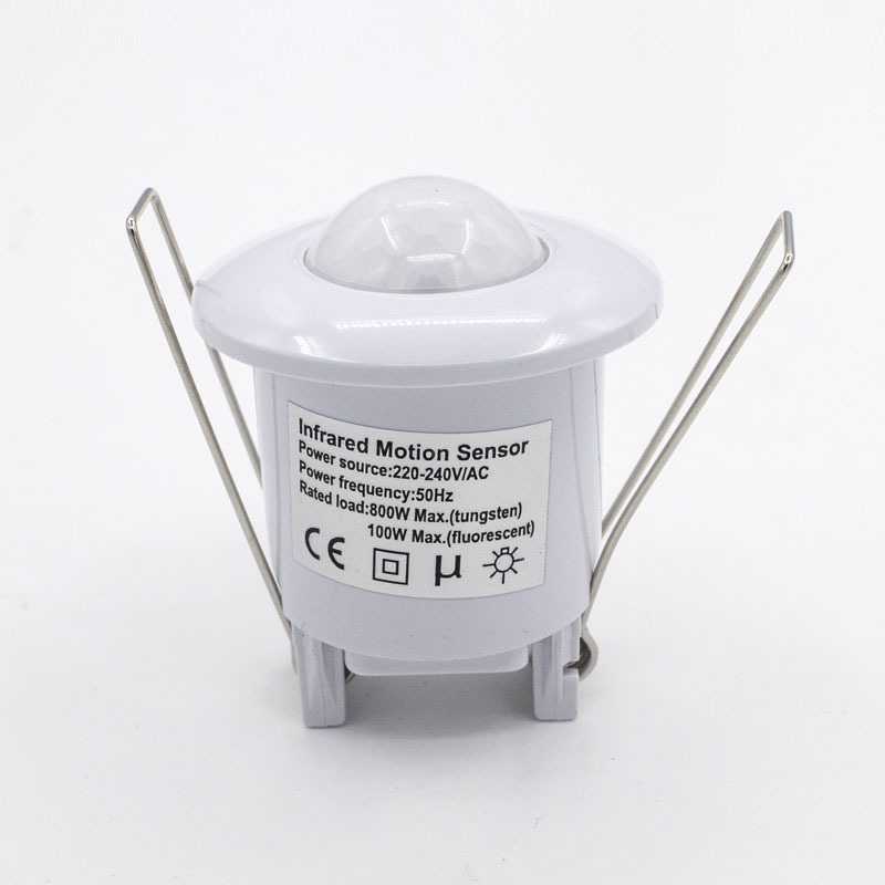 AC110V-240V 50Hz 360 Degree Mini Recessed PIR Ceiling Occupancy Motion Sensor Detector Switch