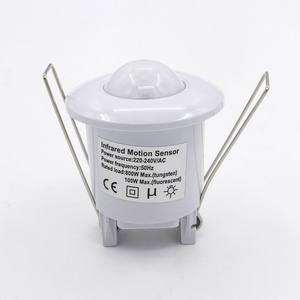 AC110V-240V 50Hz 360 Degree Mini Recessed PIR Ceiling Occupancy Motion Sensor Detector Switch