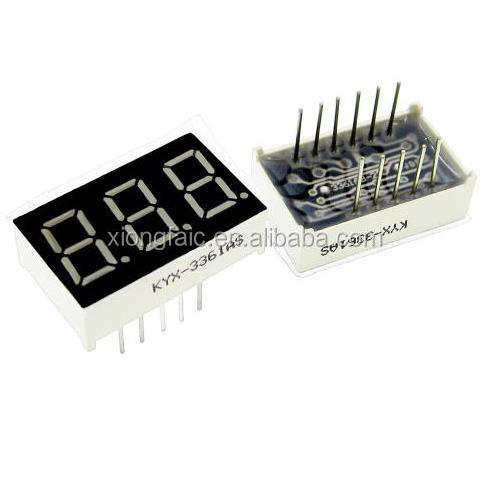 Digital Tube 7 Segment 3bit 3 bit Common Cathode 0.36