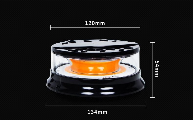 beacon R65 amber warning flashing light strobe beacon flashlight led for forklift truck ATV