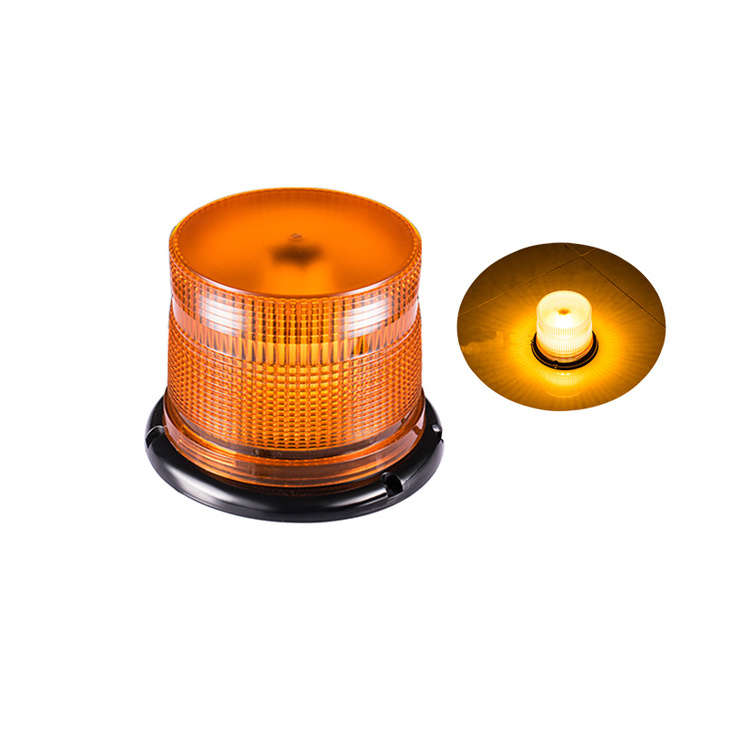 24V 60W amber led warning beacon light for forklift tow fire truck construction vehicle