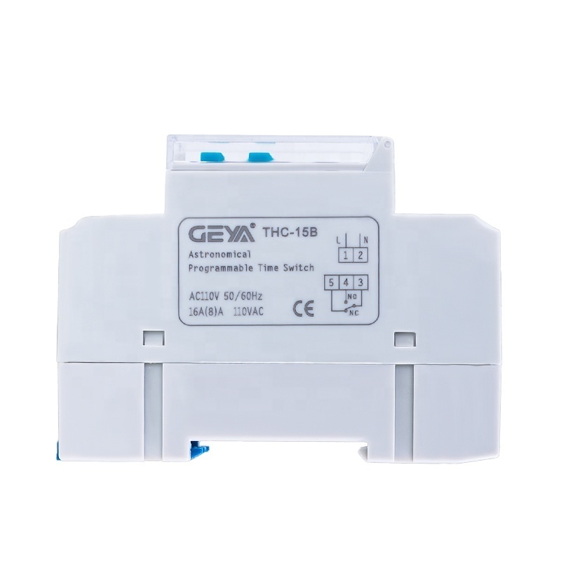 GEYA THC-15B 20B 30B Timer Switch Din Astronomical Timer 110V 220V AC Automatic Digital Time Control Switch