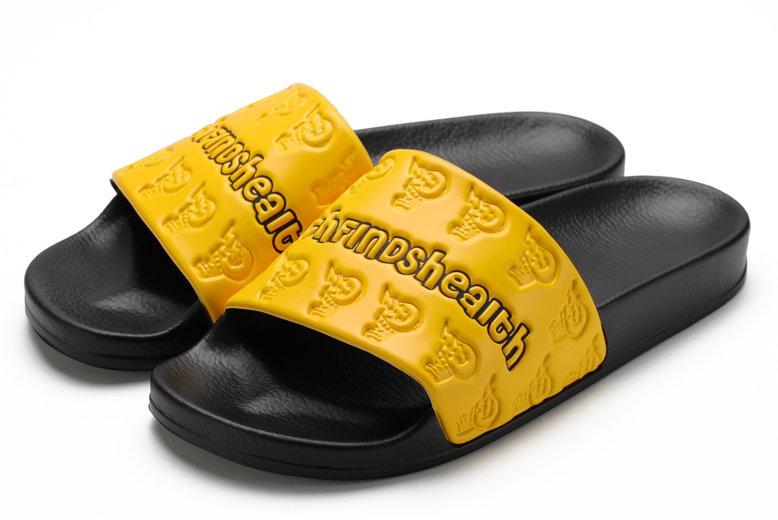 Xsheng Factory Price Support Dropshipping Super Soft Pu Sole  Custom Logo Comfortable Slides  Designer Sandals Slides Slipper